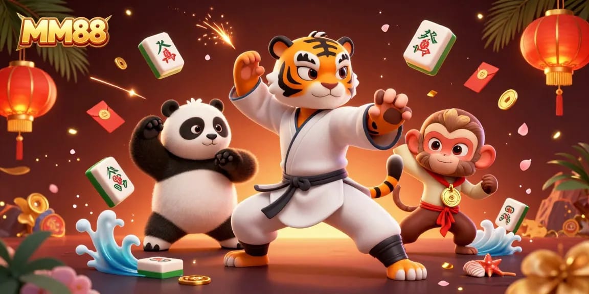 Experience thrilling adventures with MM88's lively characters and dynamic gaming elements.