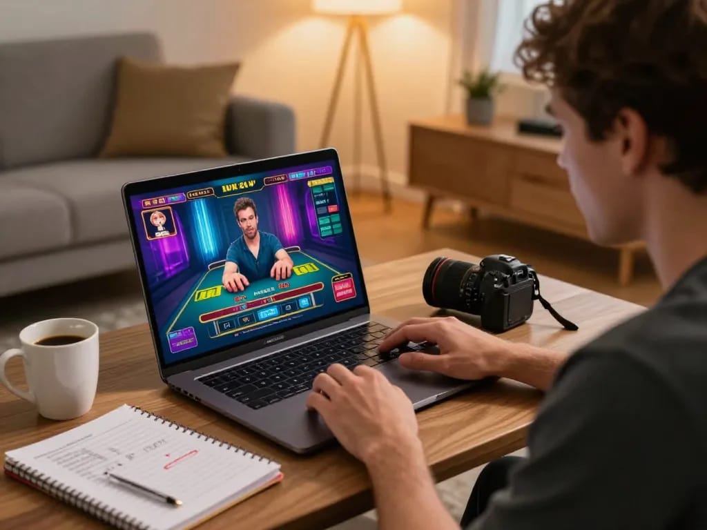 Play engaging live dealer casino games at UU88 with a comfortable home setup