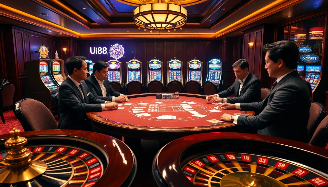 Experience the excitement of gambling at https://u88.ae.org with thrilling poker games and vibrant casino ambiance.