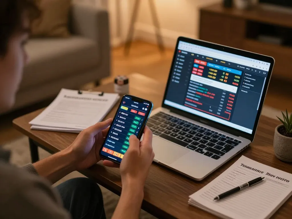 NHÀ CÁI DA88 offers an engaging mobile gaming experience with real-time betting odds displayed on smartphone.