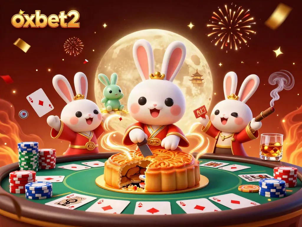 Play exciting games at oxbet2 while enjoying a festive casino atmosphere with colorful poker elements.