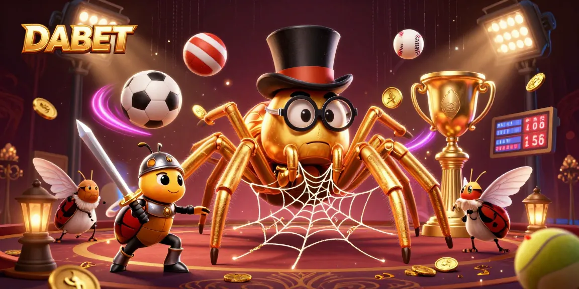 DABET offers thrilling sports betting action with unique characters in an exciting casino setting