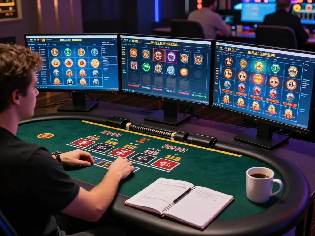 Experience the lc88 best online casino gaming through a vibrant gaming setup with live dealer excitement.