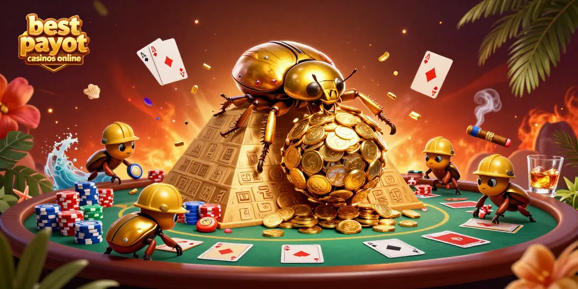 Experience thrilling gameplay at the best payout casinos online with vibrant 3D casino scene.