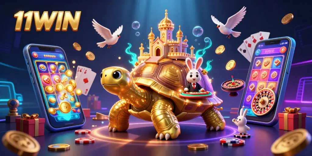 Experience exciting gaming at 11WIN with vibrant casino elements and dynamic visuals.