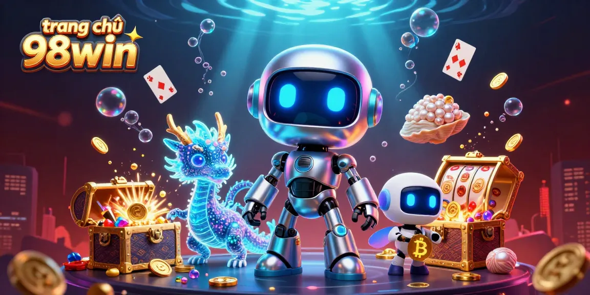 Engage with interactive gaming at trang chủ 98win, a vibrant illustration of casino excitement.