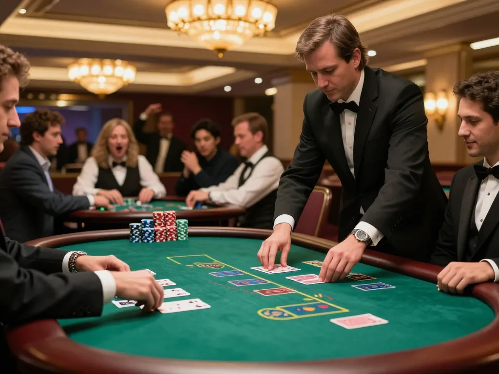 MM88 offers an engaging blackjack experience with players immersed in strategic gameplay.