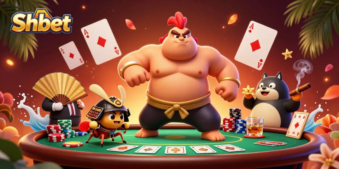 Experience the thrill of Shbet with a dynamic 3D casino scene featuring exciting gaming elements.
