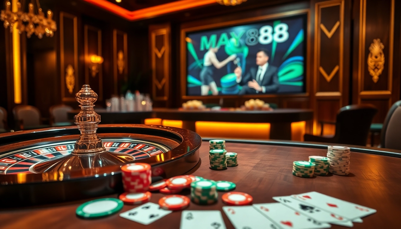 MAY88 offers an exciting live casino experience with real dealers and immersive gaming.