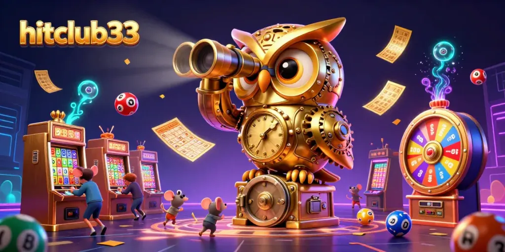 Engage with hitclub33's vibrant casino atmosphere, featuring dynamic characters and elements.