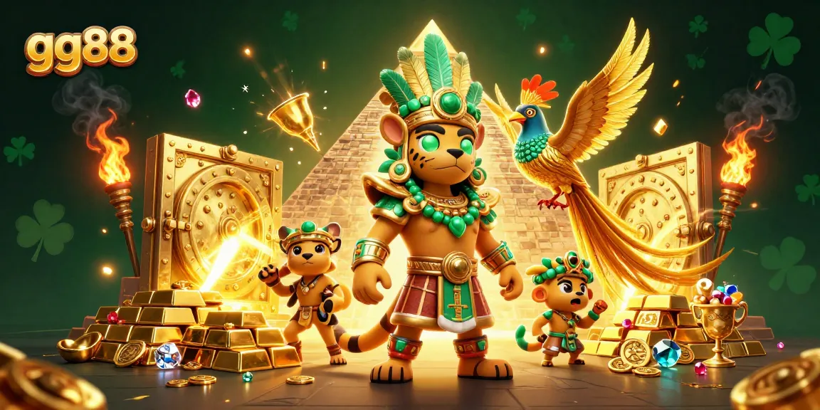 Experience the thrill of gg88 with captivating 3D casino scenes featuring unique treasure vaults.