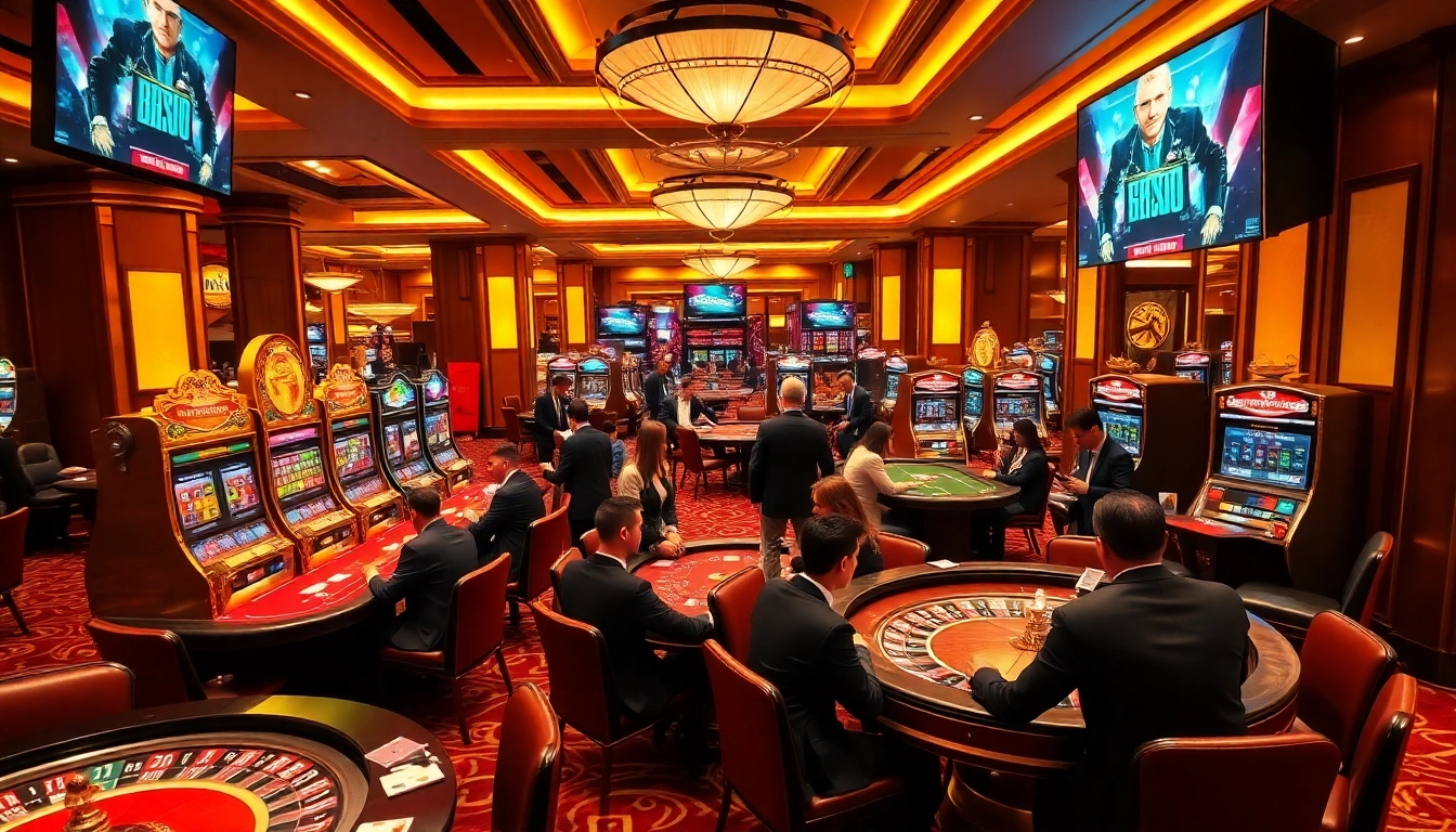 Engage with the excitement of trang chủ go8 at a luxurious casino gaming scene.