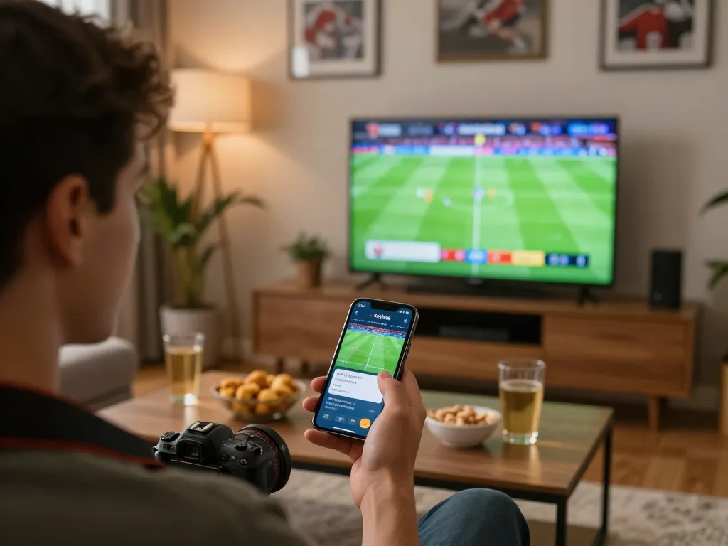 Engaging in strategic tin soi kèo while enjoying a lively sports betting atmosphere at home